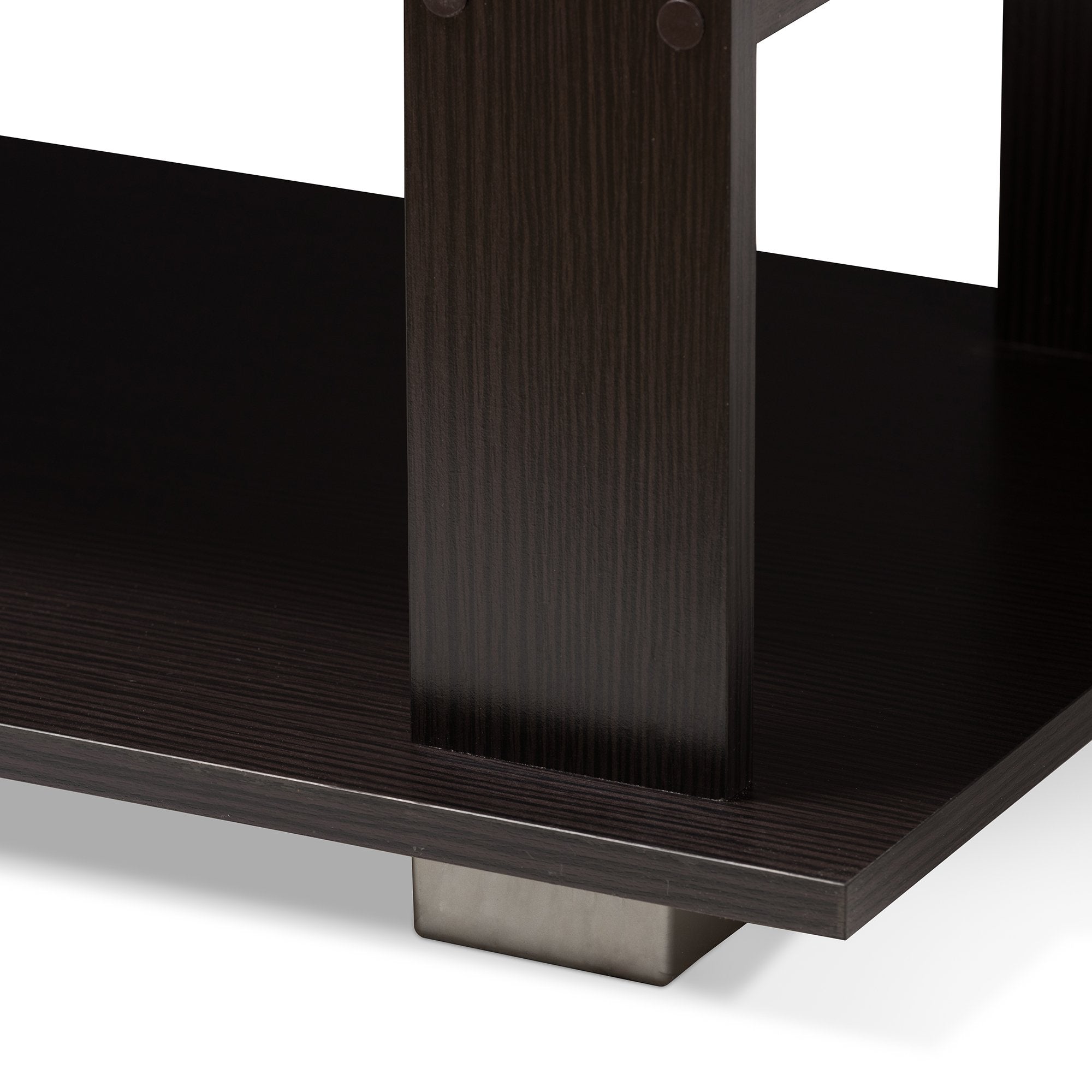 Baxton Studio Joliette Modern and Contemporary Wenge Brown Finished Coffee Table