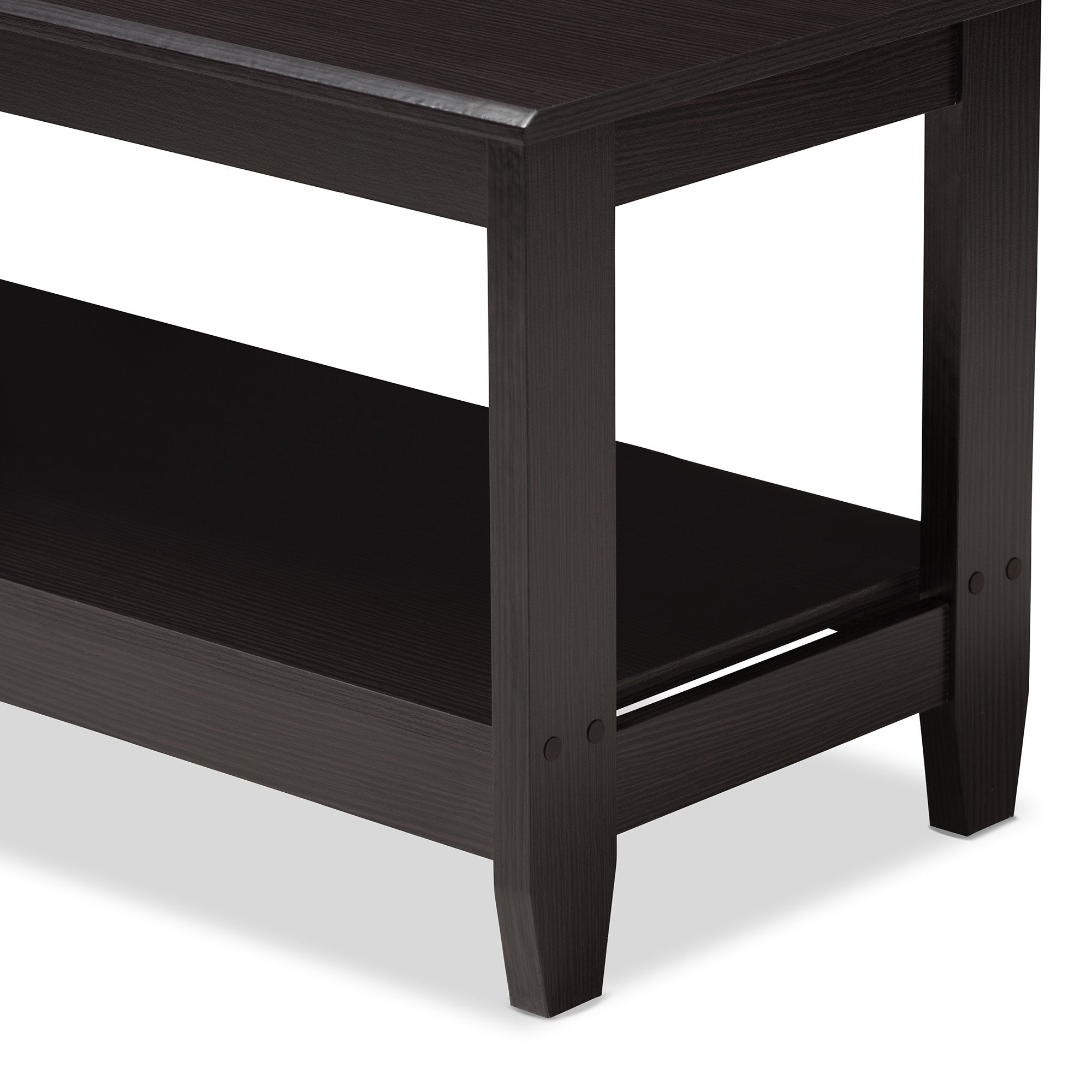 Baxton Studio Malena Modern and Contemporary Wenge Brown Finished Coffee Table