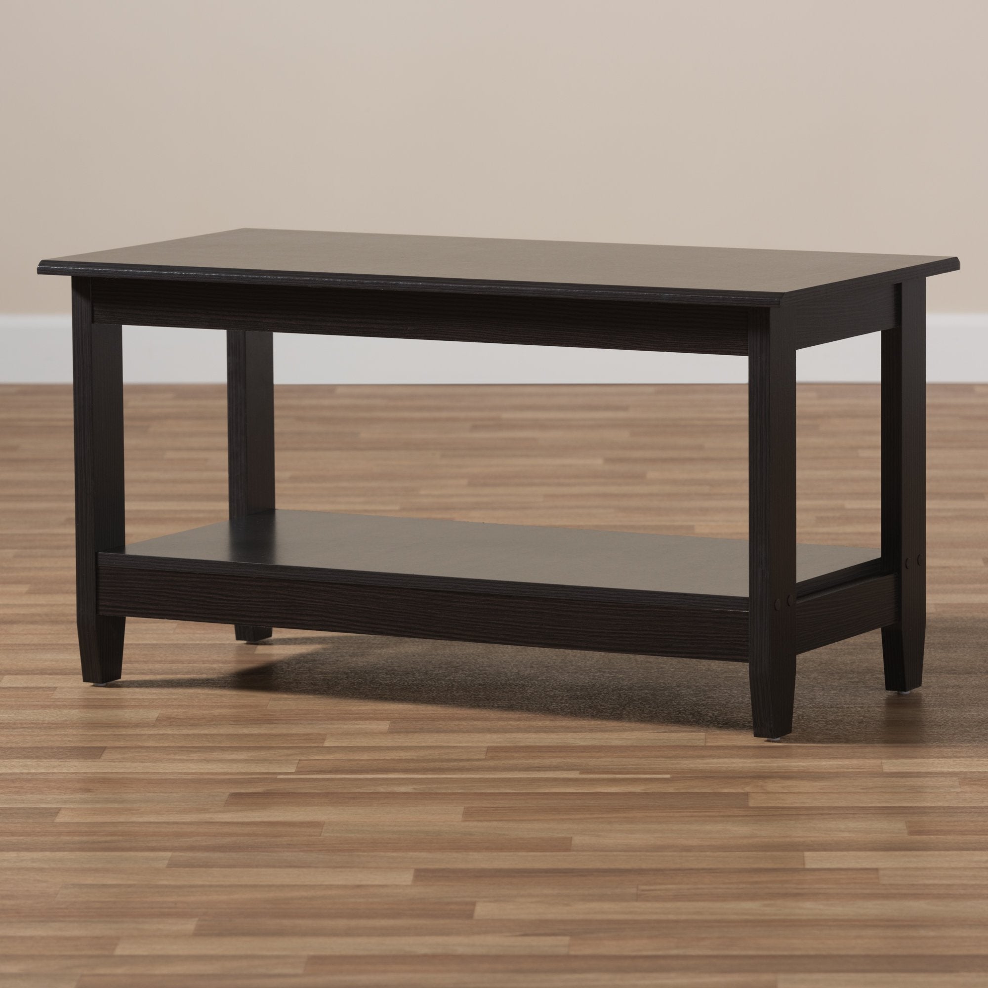 Baxton Studio Malena Modern and Contemporary Wenge Brown Finished Coffee Table