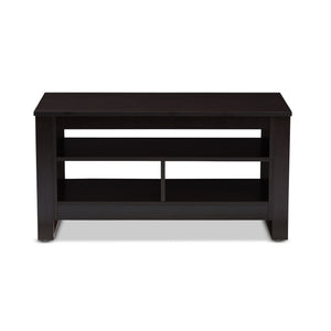 Baxton Studio Nerissa Modern and Contemporary Wenge Brown Finished Coffee Table