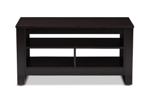 Baxton Studio Nerissa Modern and Contemporary Wenge Brown Finished Coffee Table