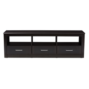 Baxton Studio Ryleigh Modern and Contemporary Wenge Brown Finished TV Stand