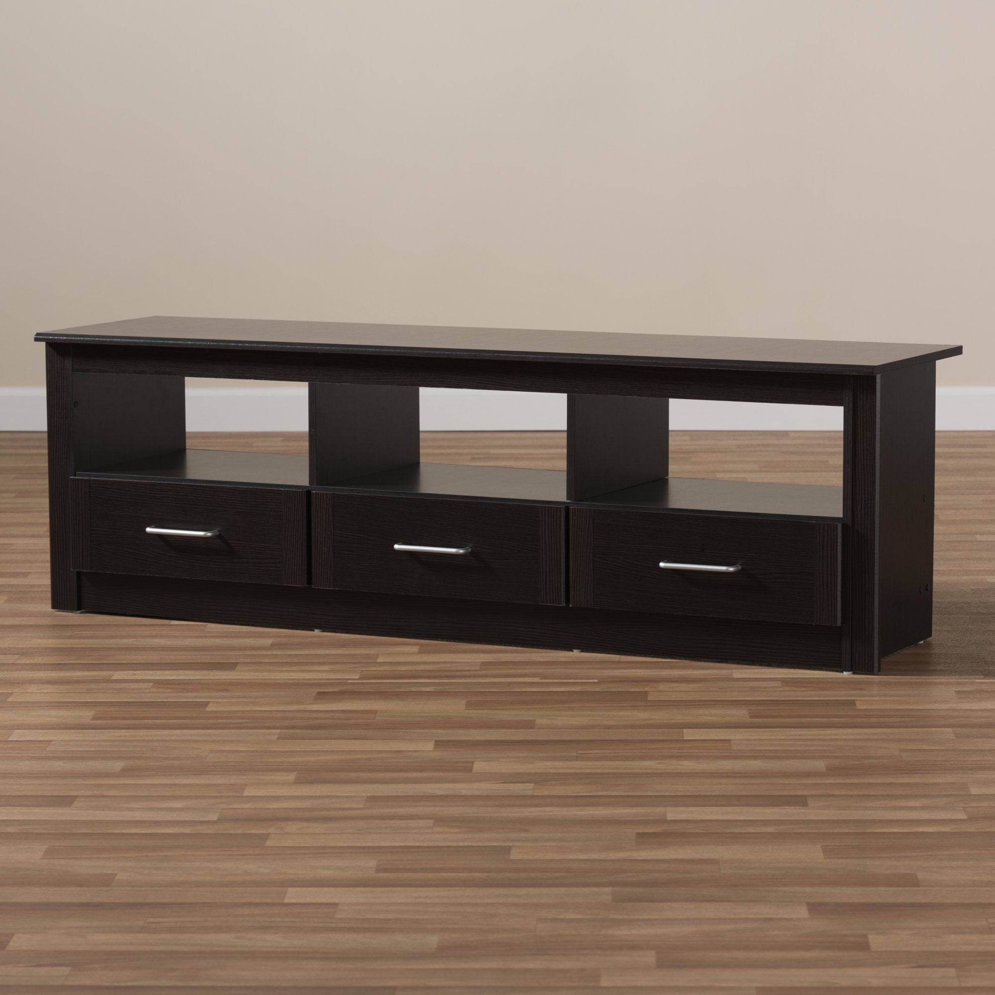 Baxton Studio Ryleigh Modern and Contemporary Wenge Brown Finished TV Stand