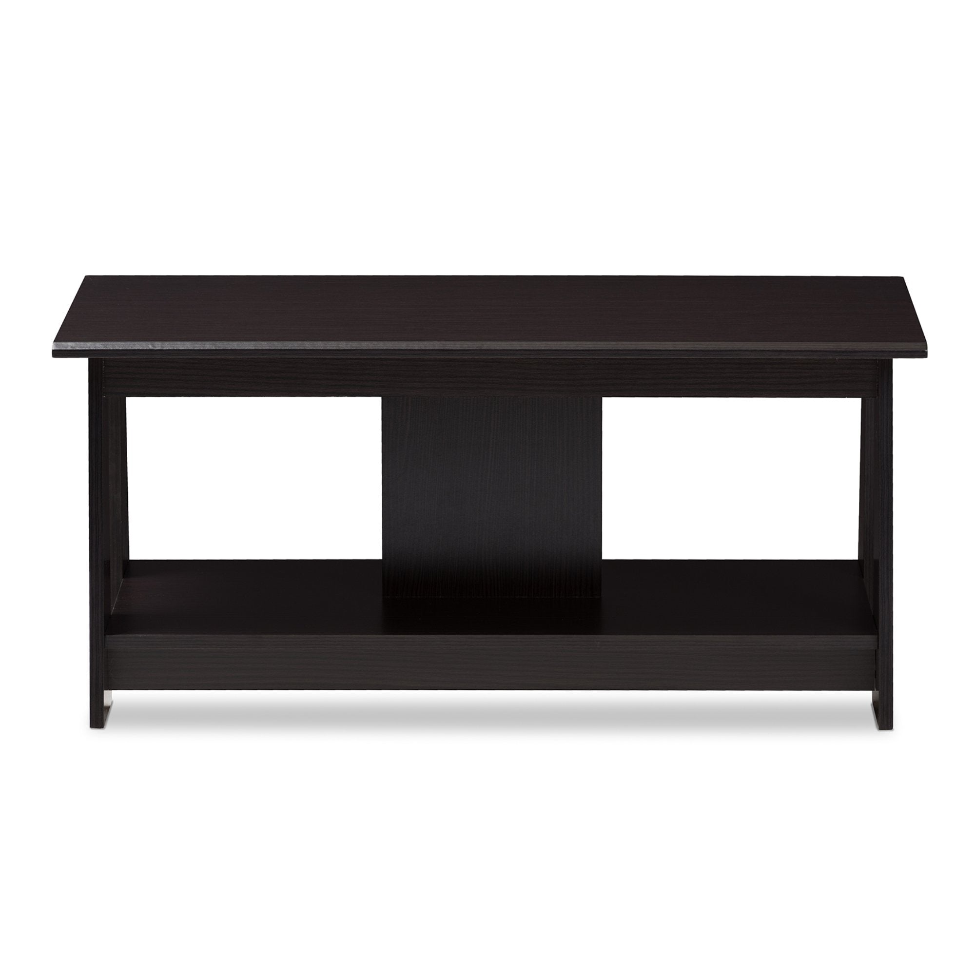 Baxton Studio Fionan Modern and Contemporary Wenge Brown Finished Coffee Table