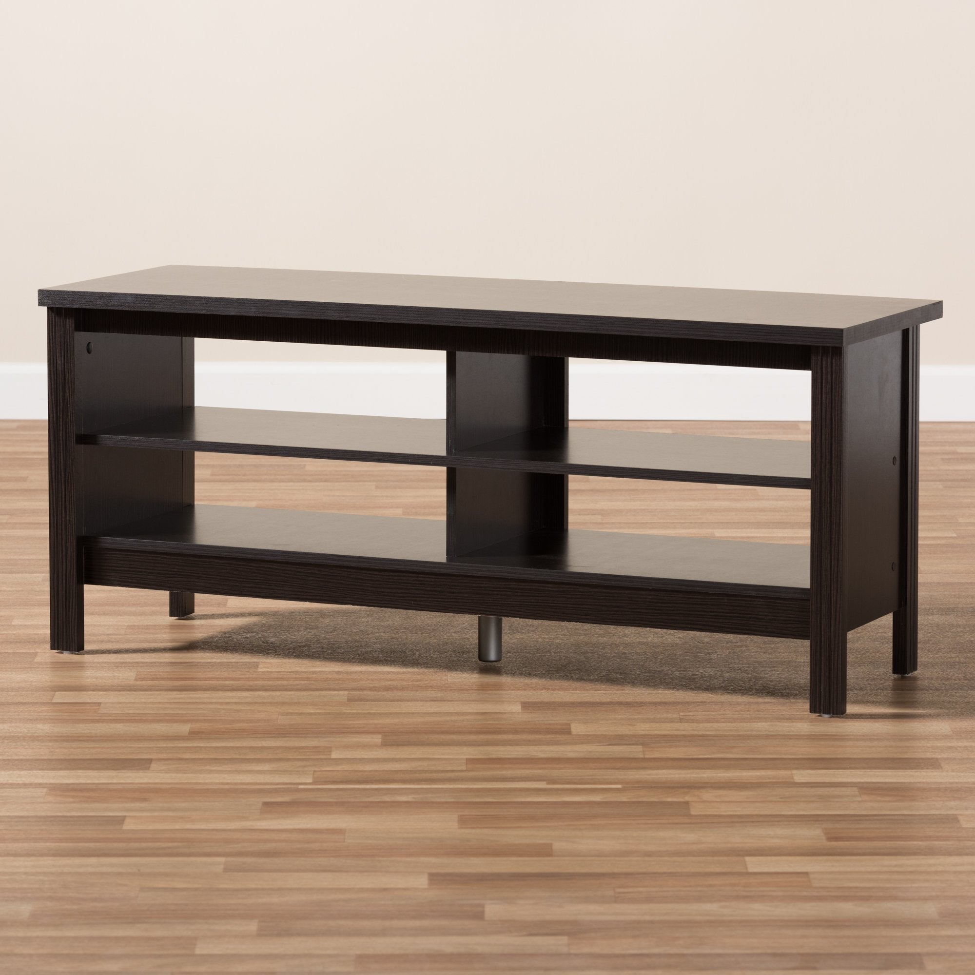 Baxton Studio Sloane Modern and Contemporary Wenge Brown Finished TV Stand