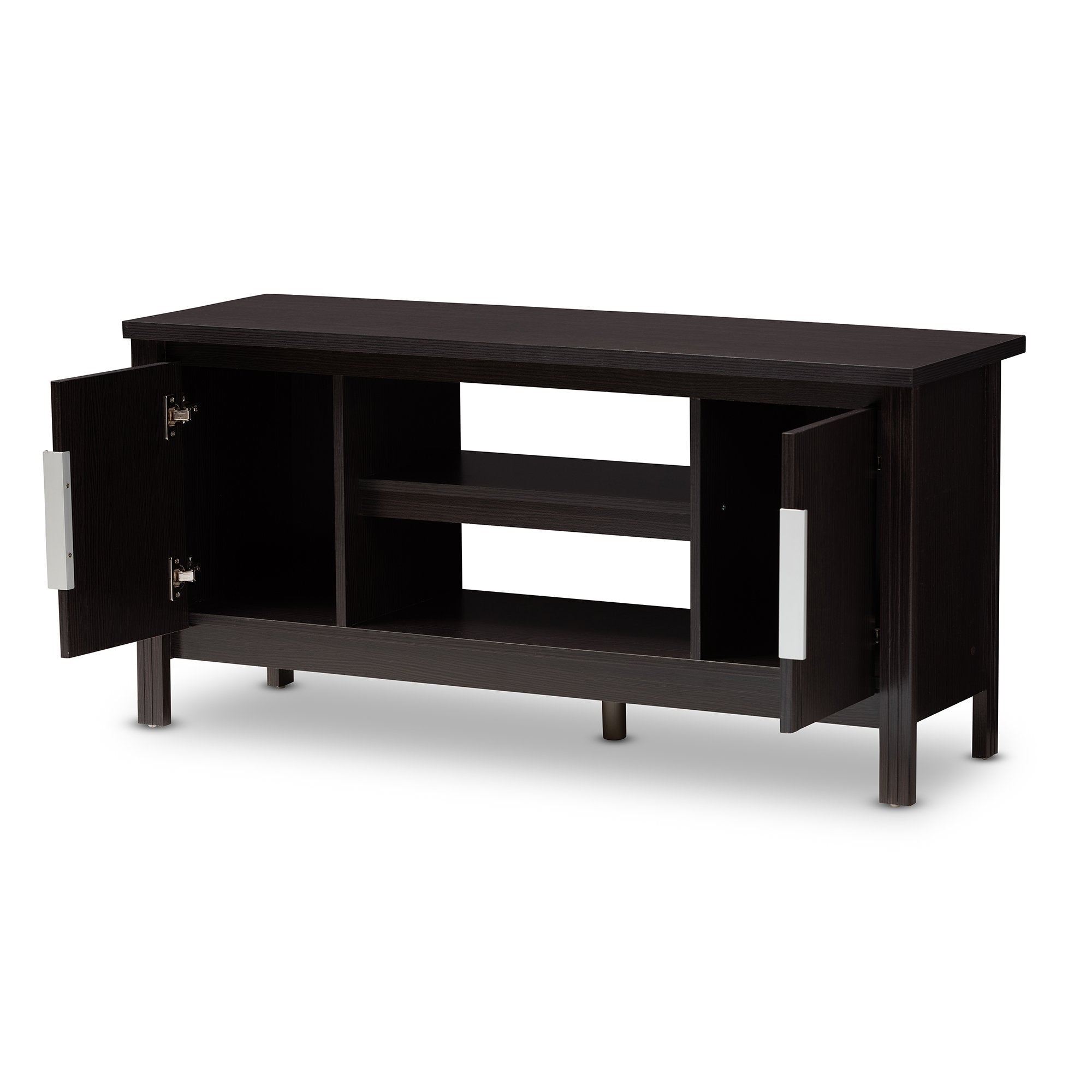 Baxton Studio Marley Modern and Contemporary Wenge Brown Finished TV Stand