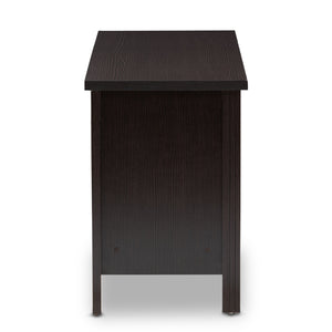 Baxton Studio Marley Modern and Contemporary Wenge Brown Finished TV Stand