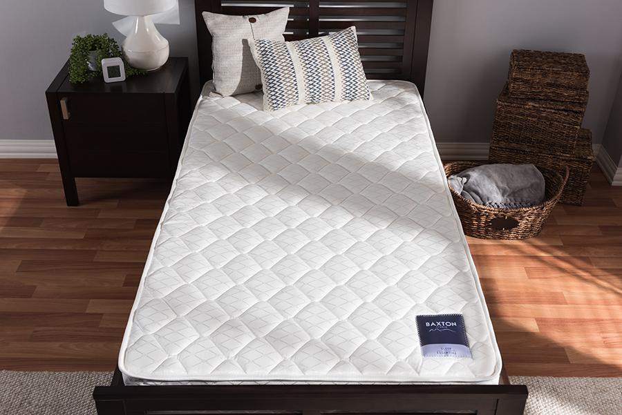 Baxton Studio Alaura Twin Size Spring Mattress