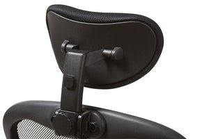 Baxton Studio Ernst Modern and Contemporary Ergonomic Black Mesh Office Chair