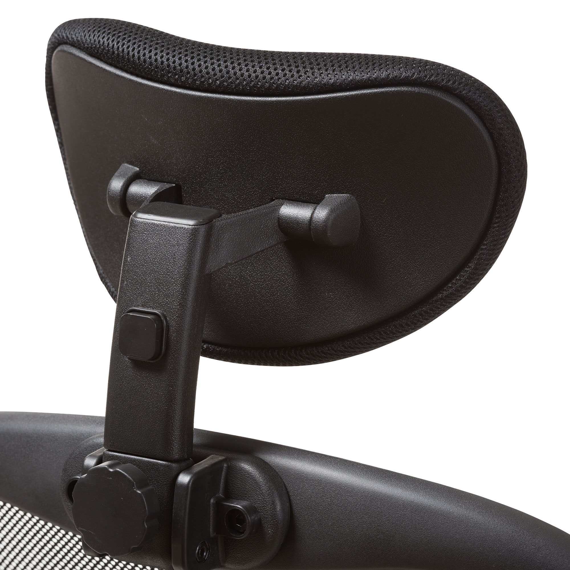 Baxton Studio Ernst Modern and Contemporary Ergonomic Black Mesh Office Chair