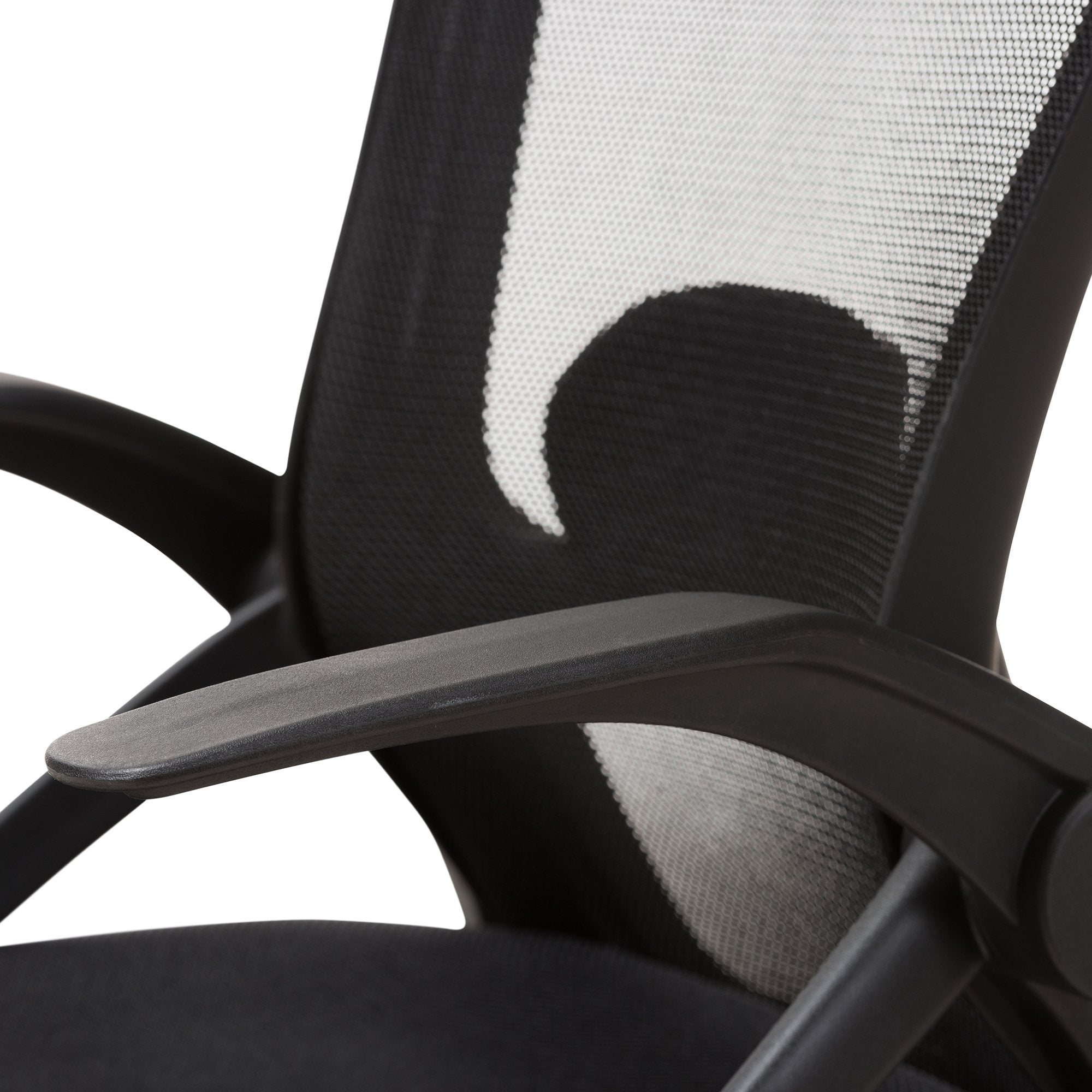 Baxton Studio Ernst Modern and Contemporary Ergonomic Black Mesh Office Chair