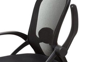 Baxton Studio Ernst Modern and Contemporary Ergonomic Black Mesh Office Chair