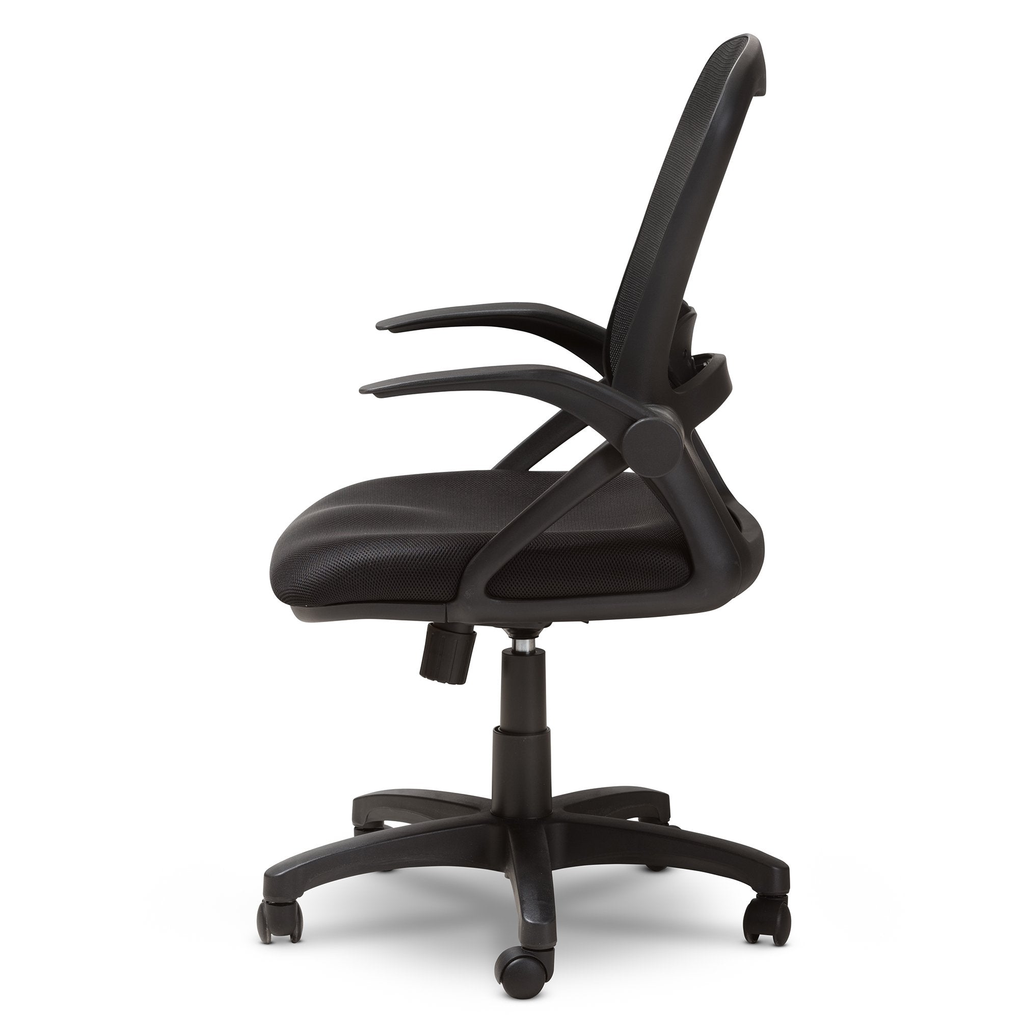 Baxton Studio Bergmann Modern and Contemporary Ergonomic Black Mesh Office Chair