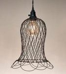 Wire Bell Pendant Lamp