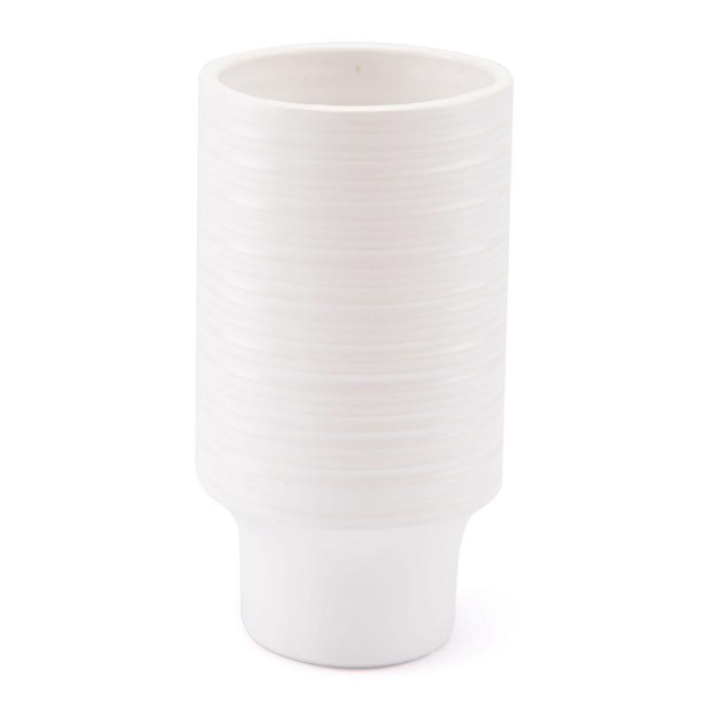 White Short Vase White