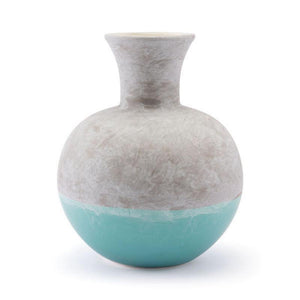 Azte Md Vase Gray & Teal