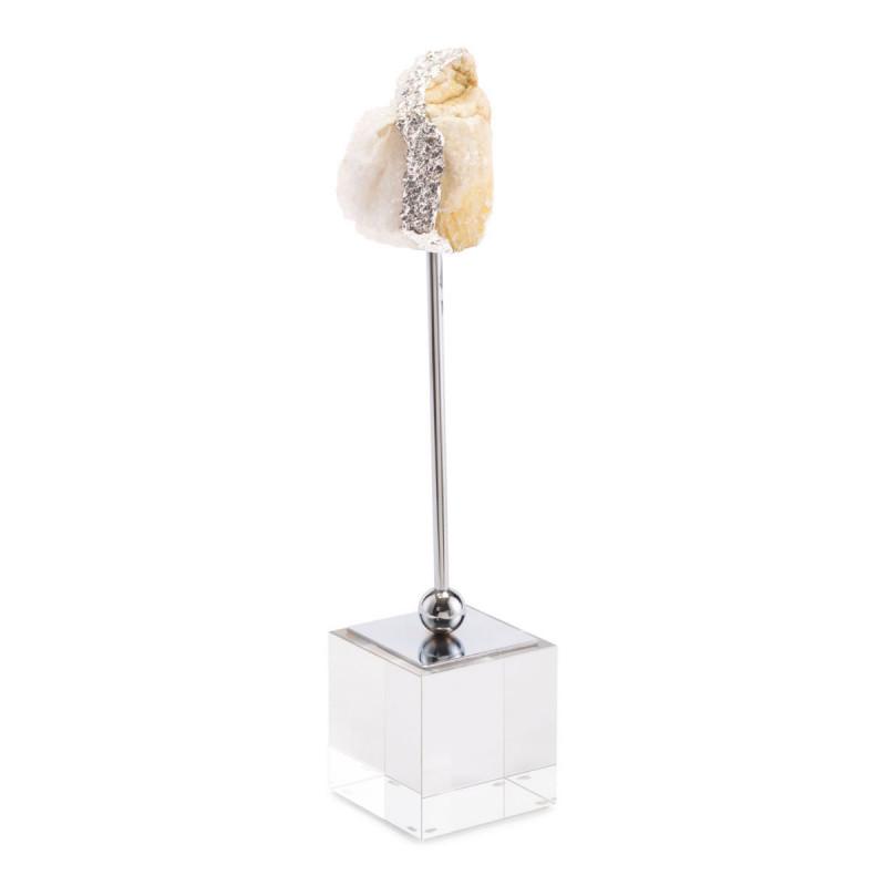 White Stone Pedestal Sm White