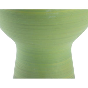 Areca Short Vase Green