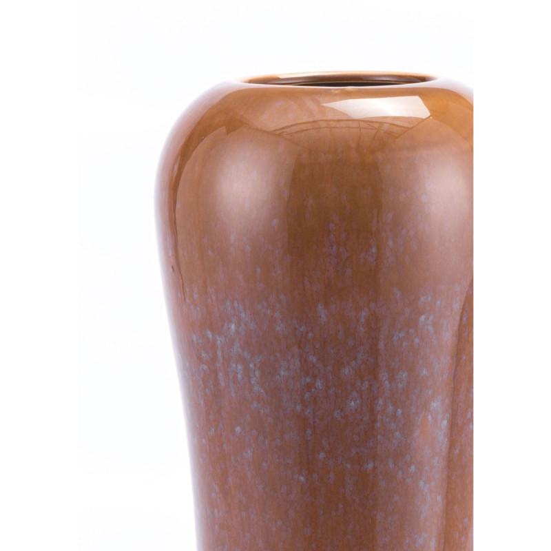 Allium Tall Vase Brown