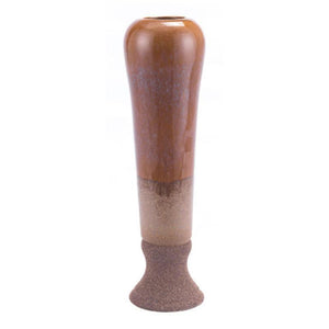 Allium Tall Vase Brown