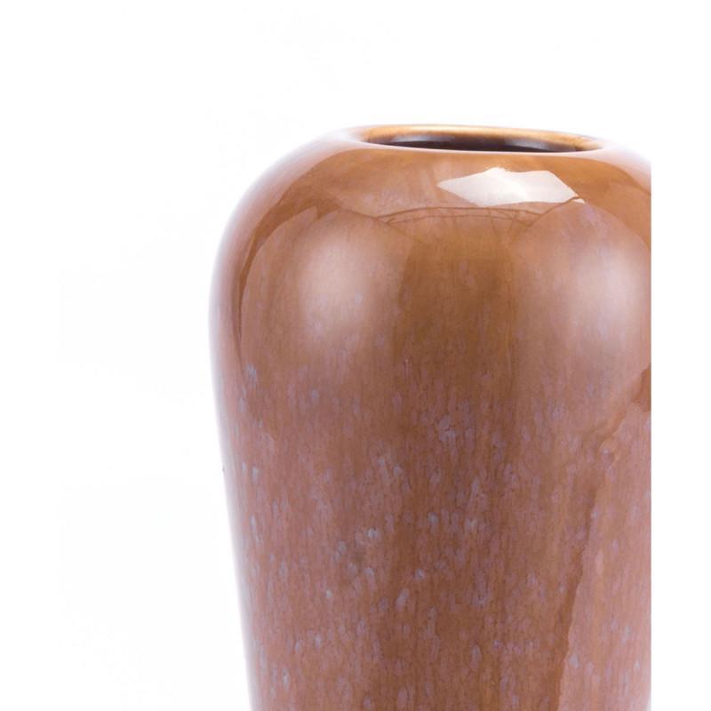 Allium Short Vase Brown