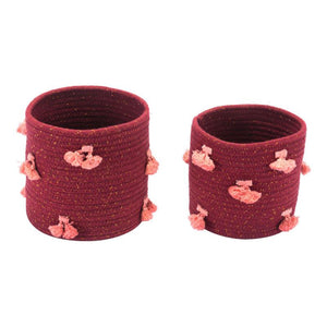 Asada Set Of 2 Baskets Multicolor