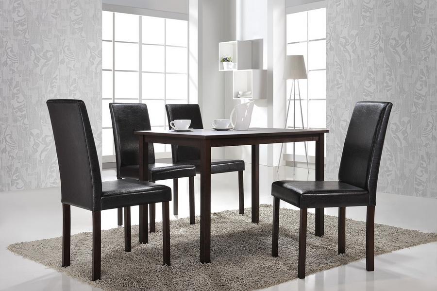 Baxton Studio Andrew 5-Piece Modern Dining Set