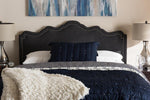 Baxton Studio Nadeen Modern and Contemporary Dark Grey Fabric King Size Headboard