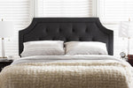 Baxton Studio Mars Modern and Contemporary Dark Grey Fabric Full Size Headboard