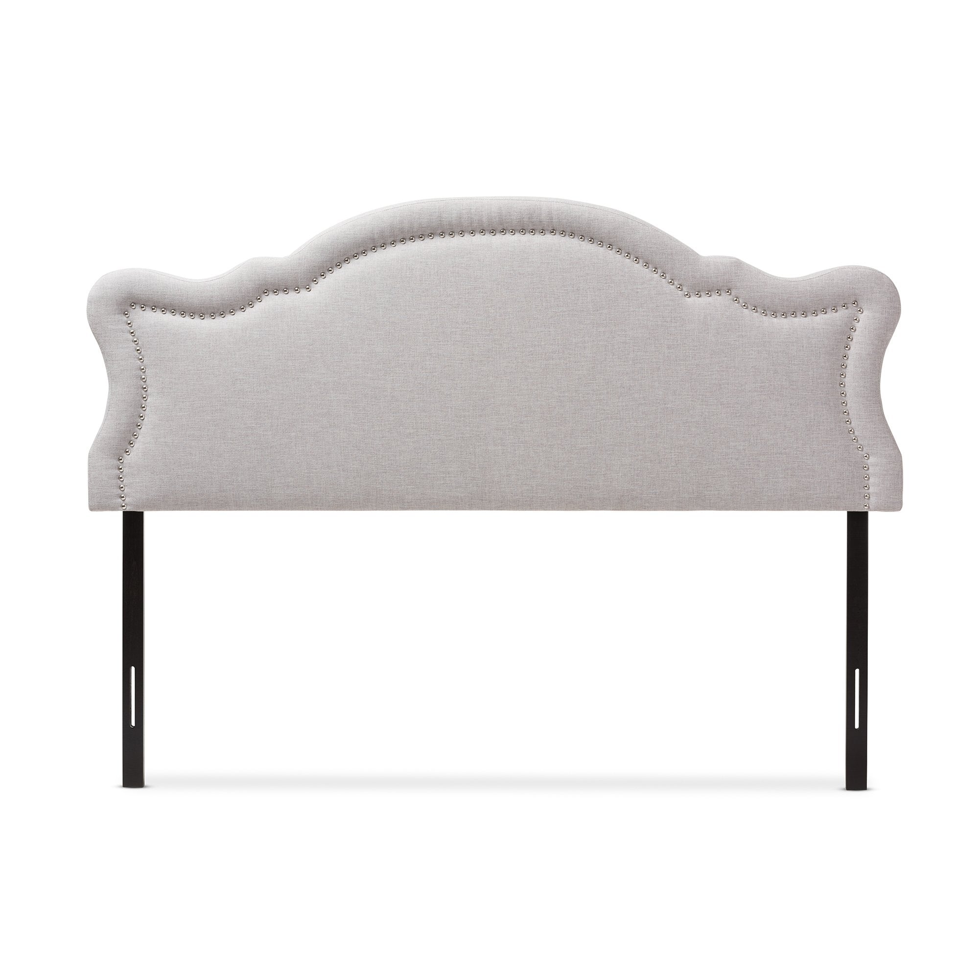 Baxton Studio Avery Modern and Contemporary Greyish Beige Fabric Full Size Headboard