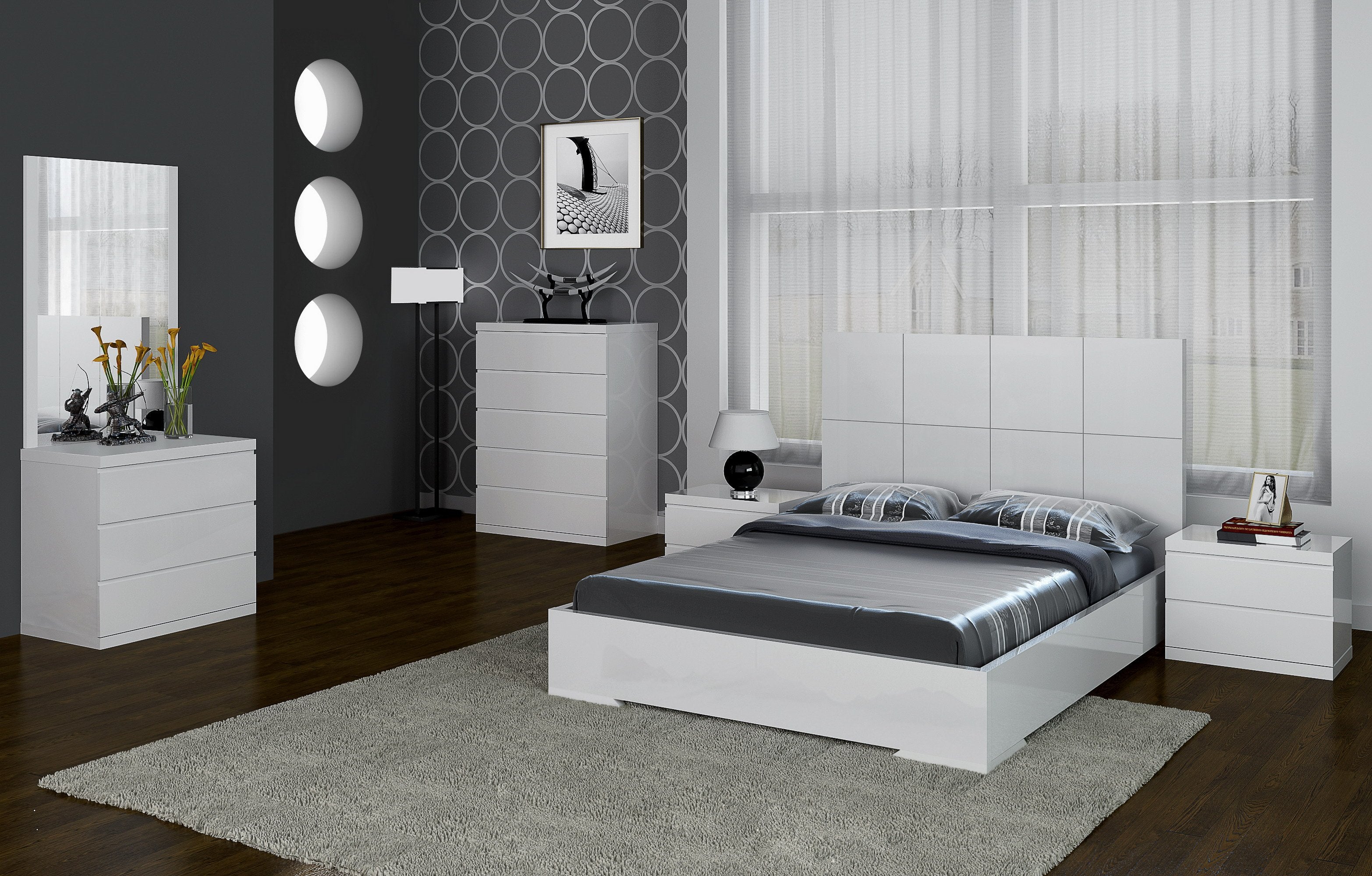 Whiteline Modern Living - Anna Bed - UNQFurniture