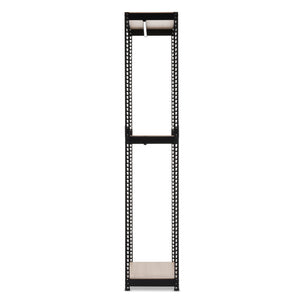 Baxton Studio Gavin Black Metal 3-Shelf Closet Storage Racking Organizer