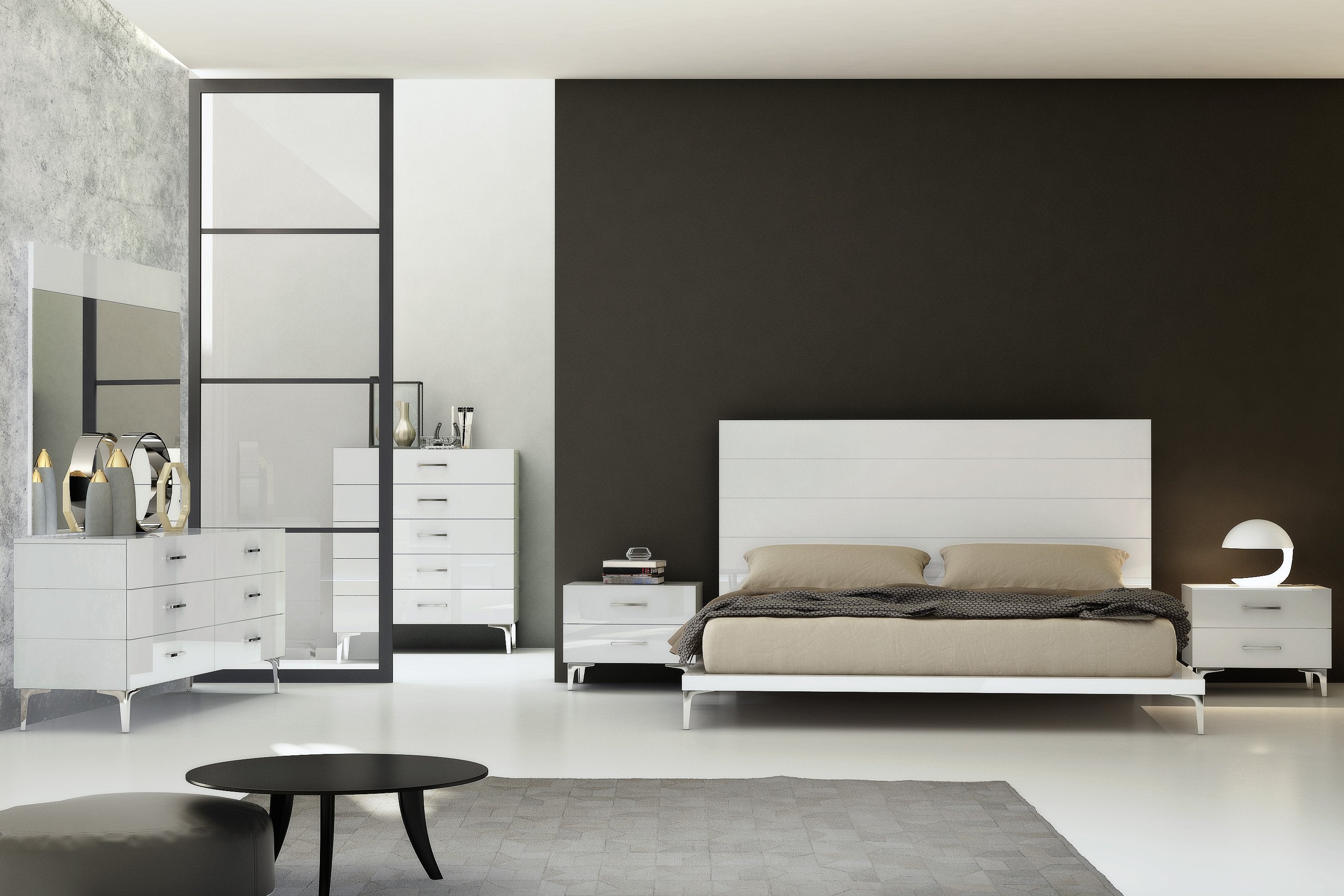 Whiteline Modern Living - Diva King Bed - UNQFurniture