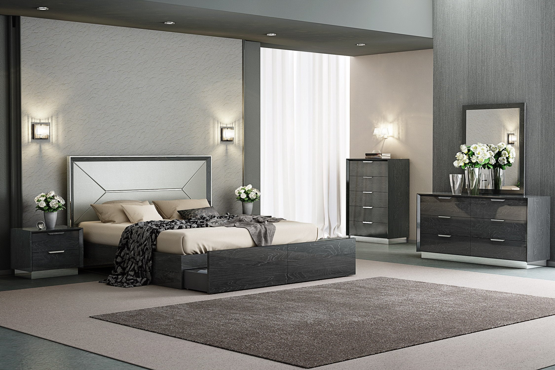 Whiteline Modern Living - Navi Bed - UNQFurniture