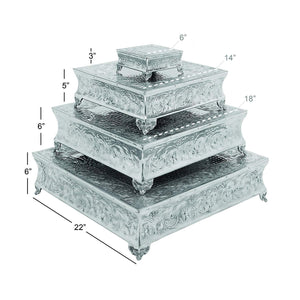 Aluminum Cake Stand Set Of 4 A Dining Area Specific decor