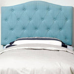 Alipaz Contemporary Twin Size Headboard, Blue