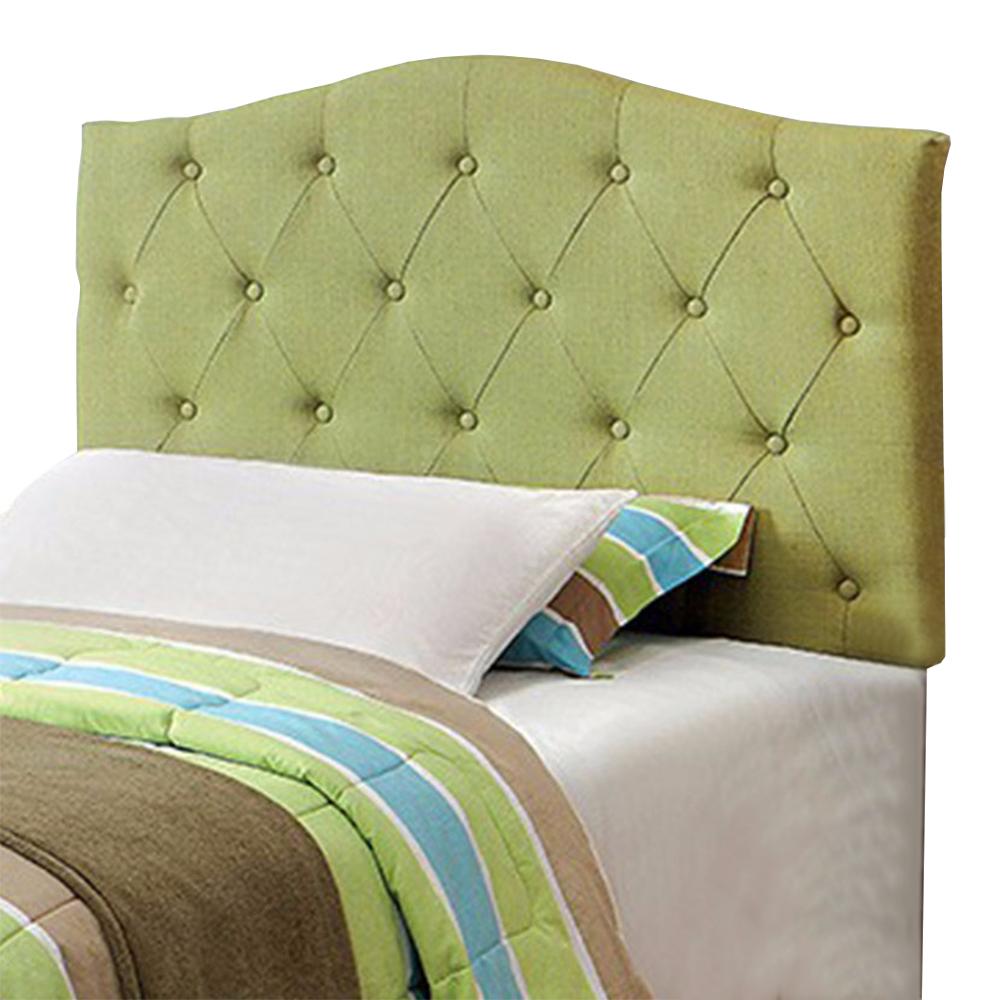 Alipaz Contemporary Twin Headboard, Green