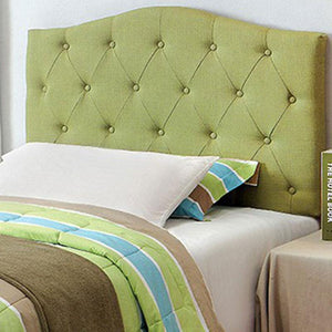 Alipaz Contemporary Twin Headboard, Green