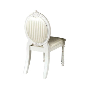 Alexandra Traditional Chair, Pearl White