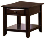 Baldwin Transitional End Table, Espresso Finish