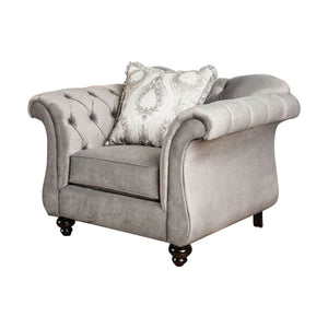 Antoinette Dolphin Gray Chair