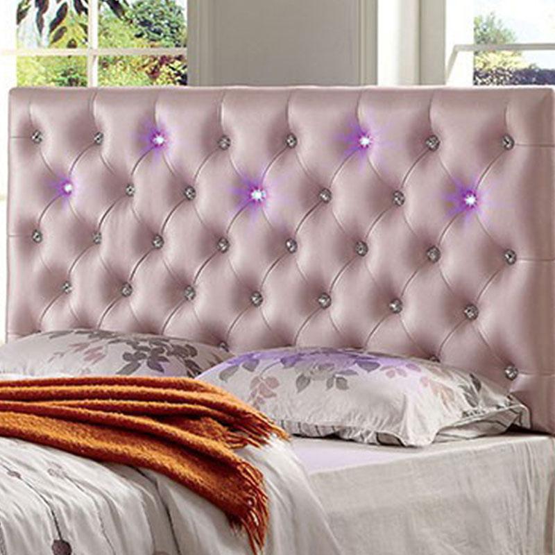 Aldebaran Contemporary Style Pink Headboard