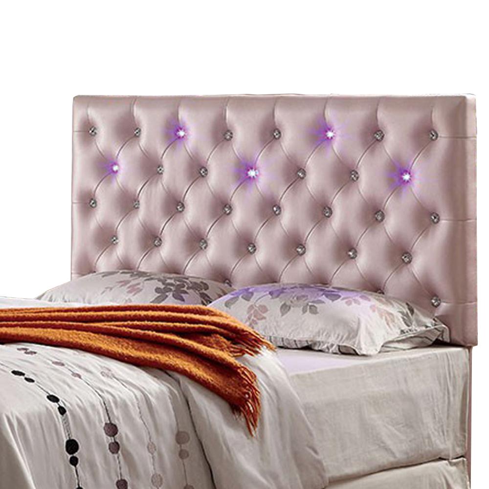 Aldebaran Contemporary Style Pink Headboard