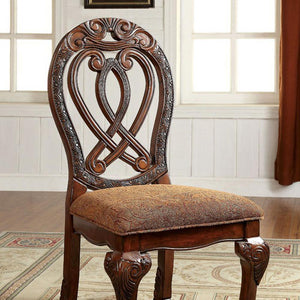 Wyndmere Traditional Side Chair, Cherry Finish, Set Of 2