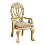 Wyndmere Traditional Arm Chair, Cream Finish, Set Of 2