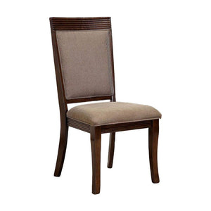 Woodmont Contemporary Side Chair, Walnut Finish, Set Of 2