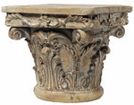 Aesthetic Resin decorative Pedestal, Brown