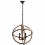 Astonishing Cade-4 Light Roped Chandelier