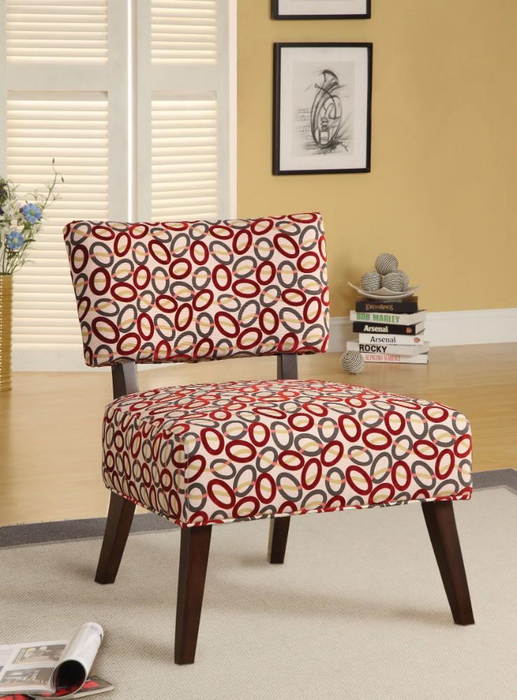 Able Accent Chair In Printed Fabric