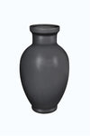 Adorning decorative Ceramic Vase, Black